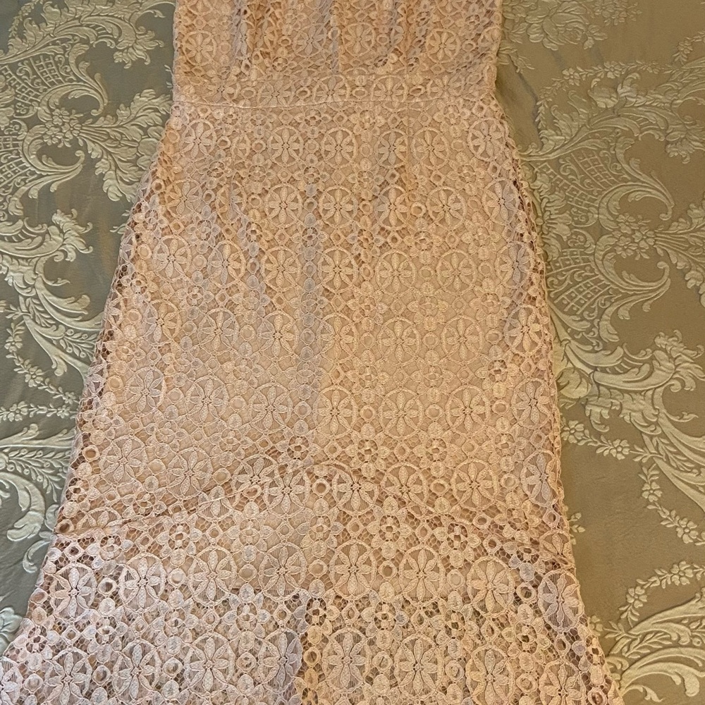BLUSH LACE DRESS - Picture 2 of 14